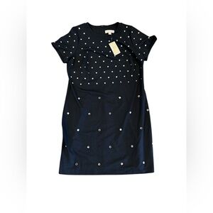 MICHAEL MICHAEL KORS Women's Size 1X Black Dress with Gold Studs NWT‎